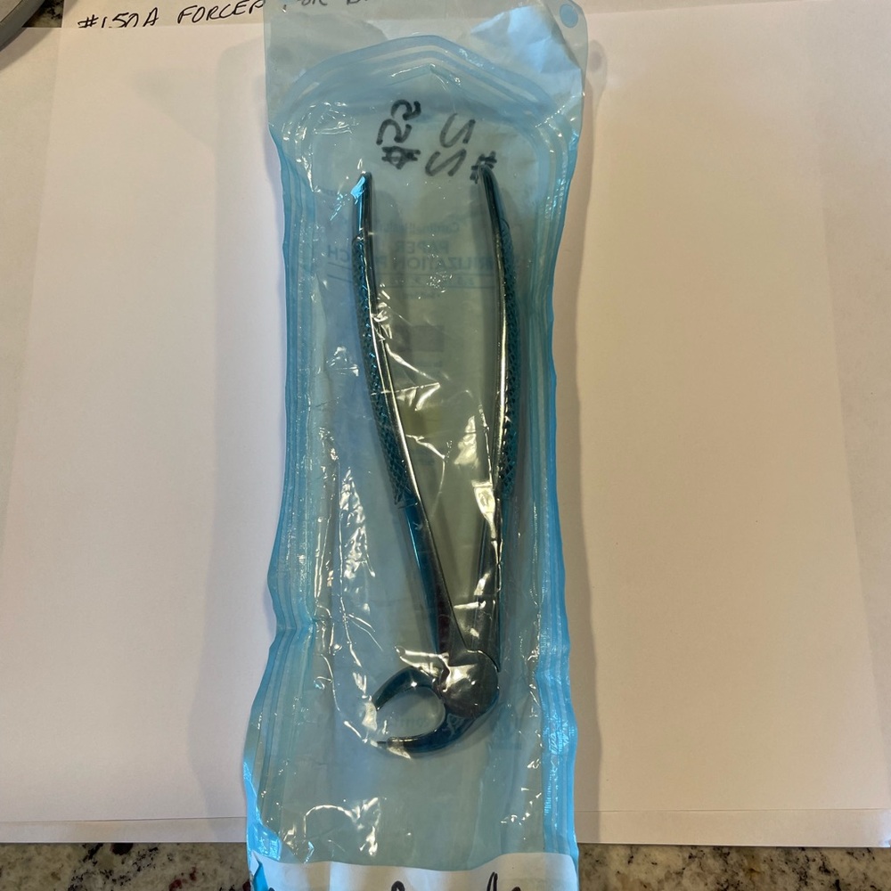 Surgical Needle Holder / Hemostat in Sterile Pack - silver color